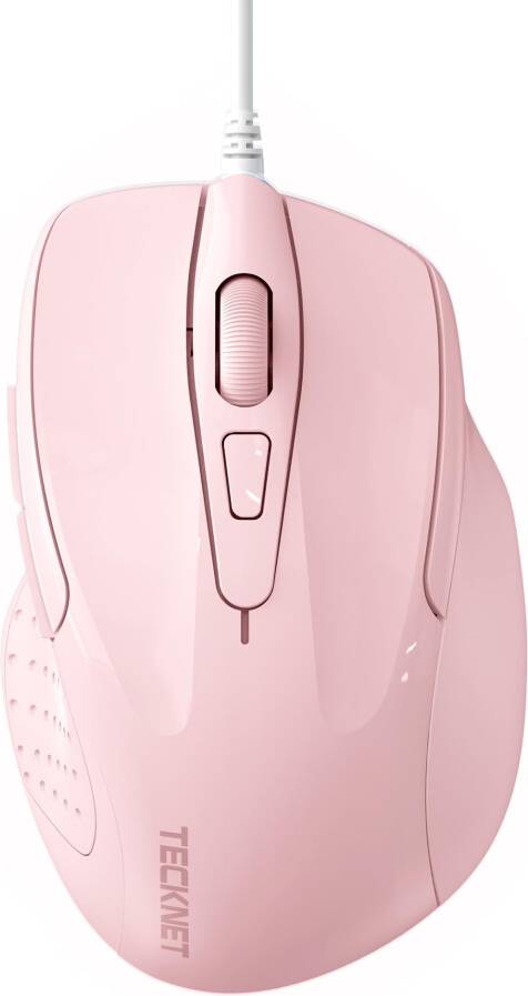 Tecknet USB Wired Optical Computer Mouse 6400 DPI
