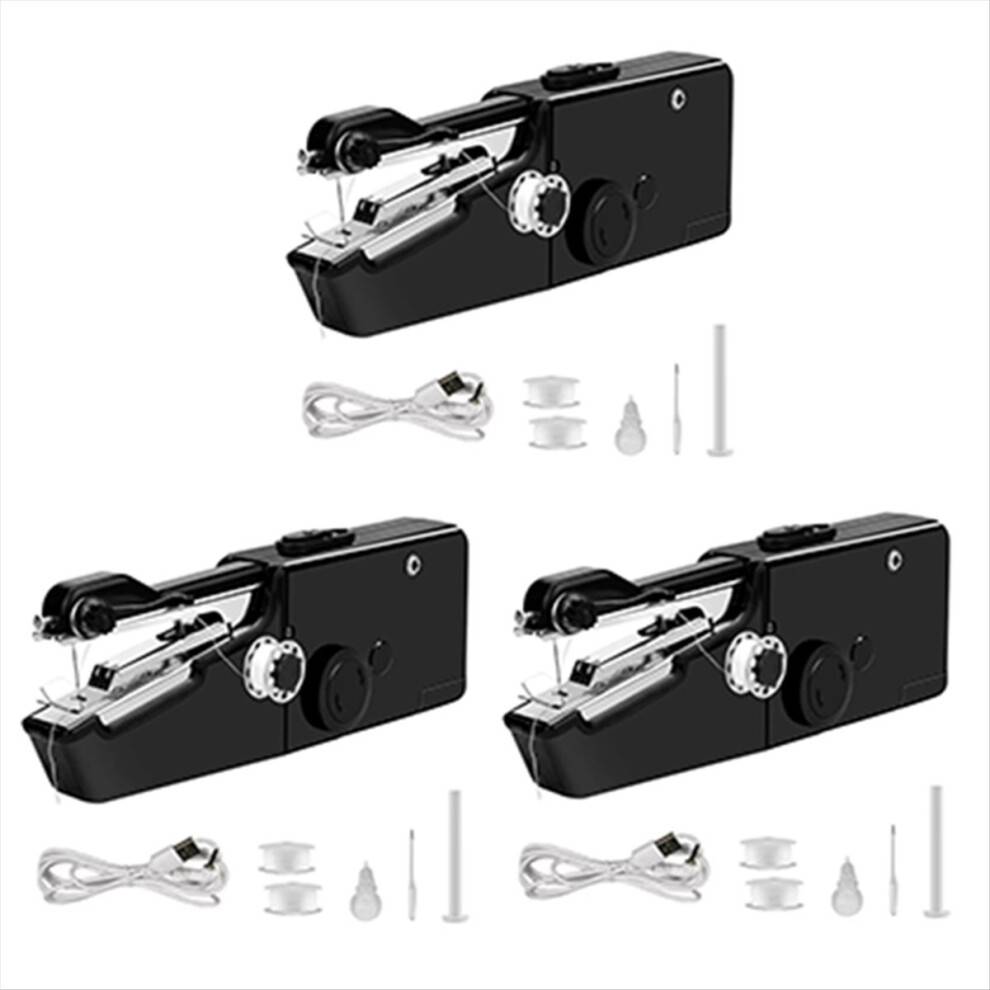 3set USB Electric Handheld Sewing Machine Kit