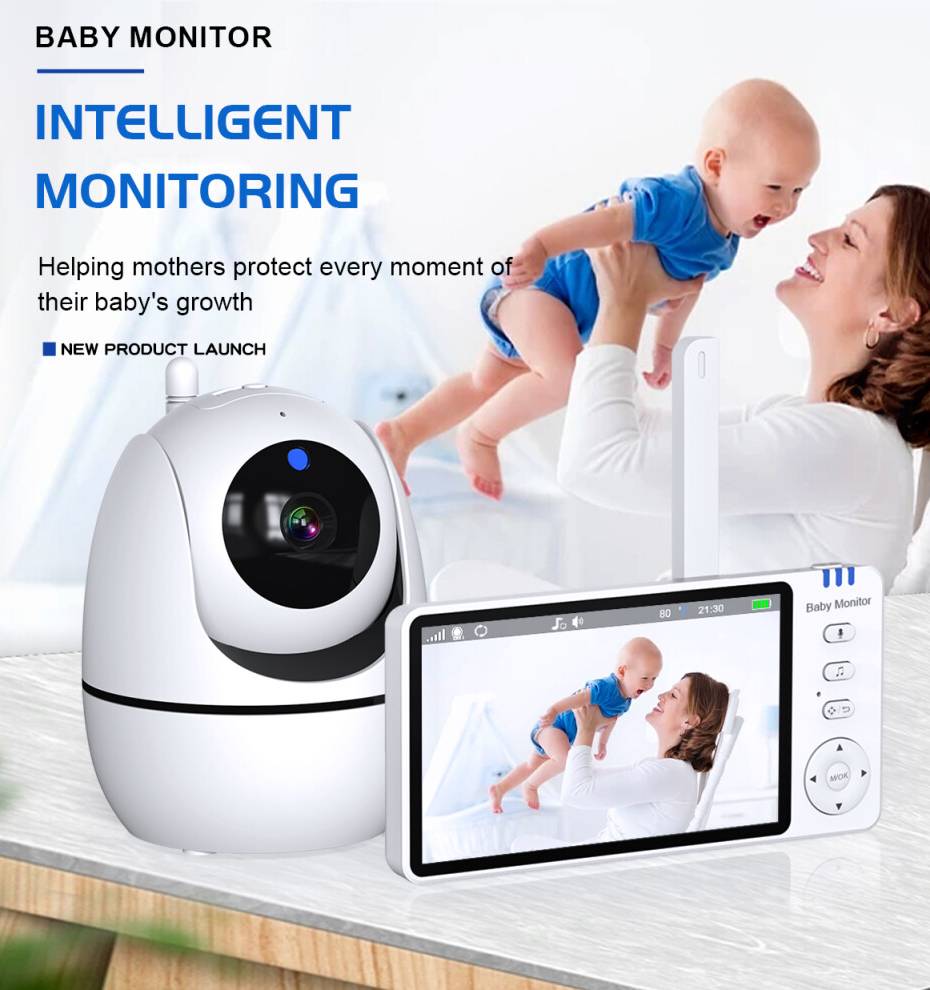RNCYN 5 Inch Video Baby Monitor