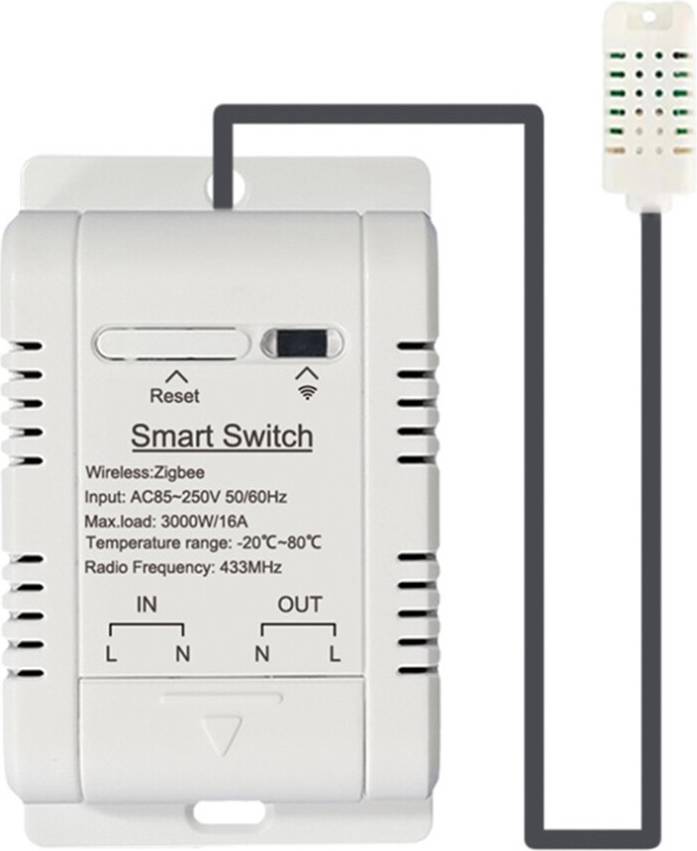 Smart Wifi Temperature Humidity Switch 20AB