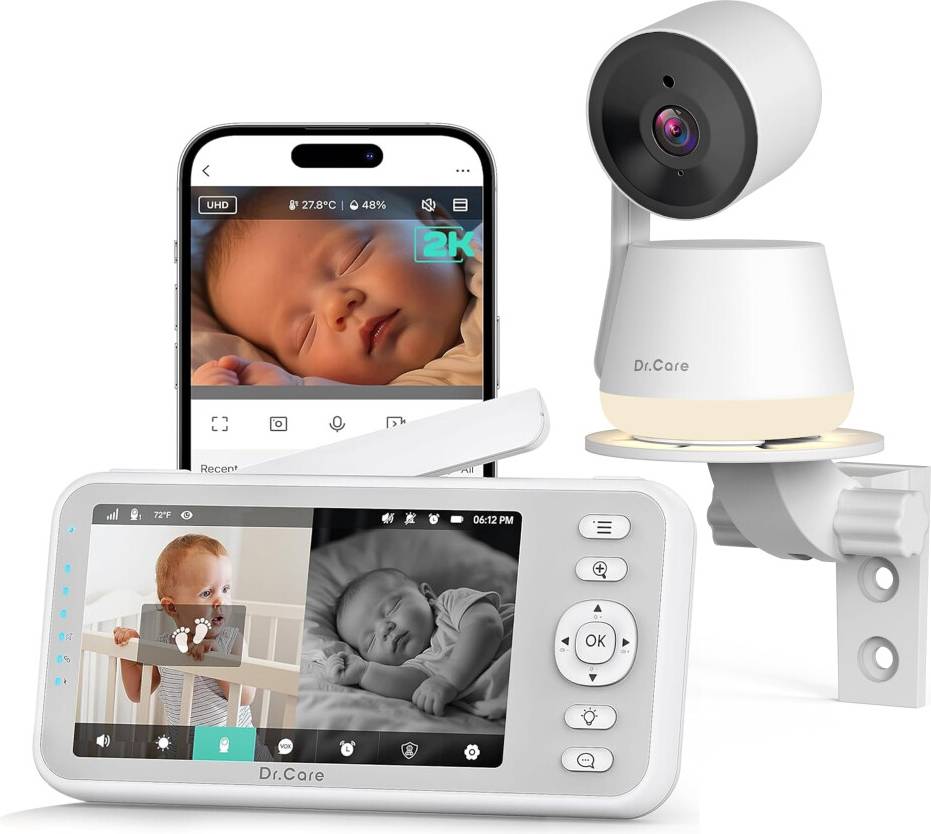 LumiView Smart WiFi Baby Monitor 5 Inch