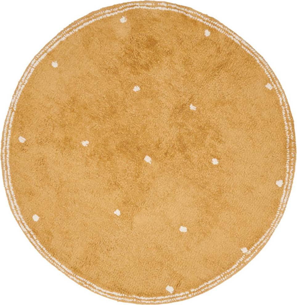 Little Dutch Rug Dot Round Pure Ochre