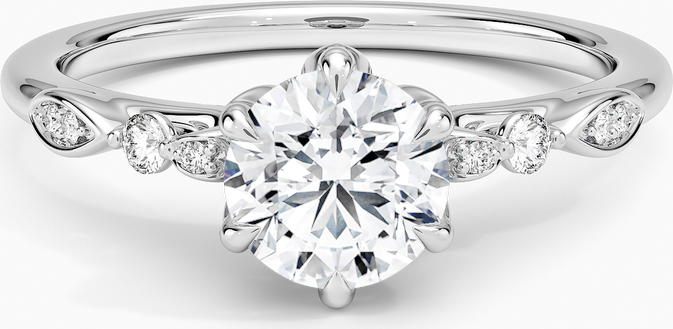 Platinum Rochelle Diamond Ring