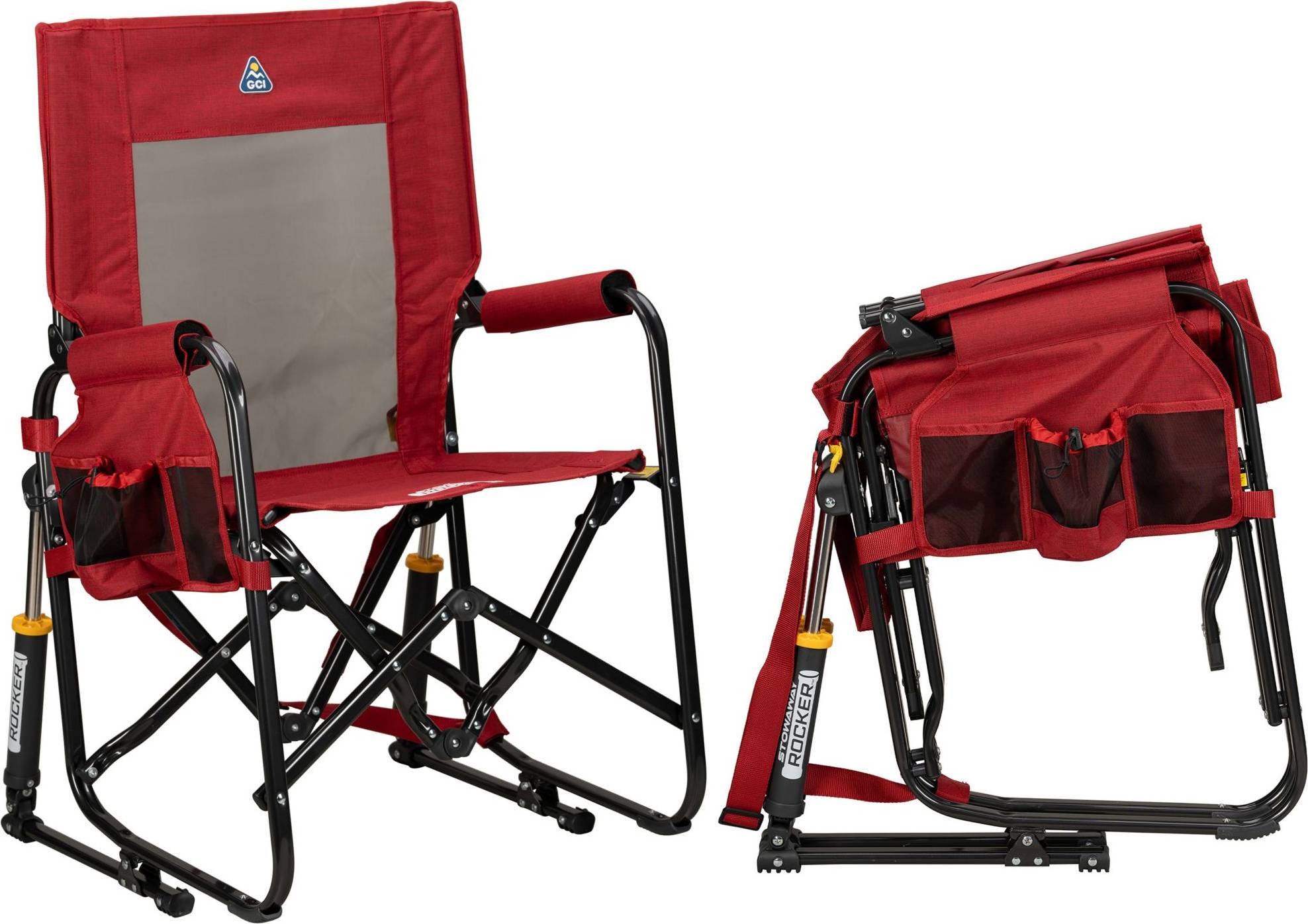 Gci rocker GCI Outdoor Stowaway Rocker Heathered Red