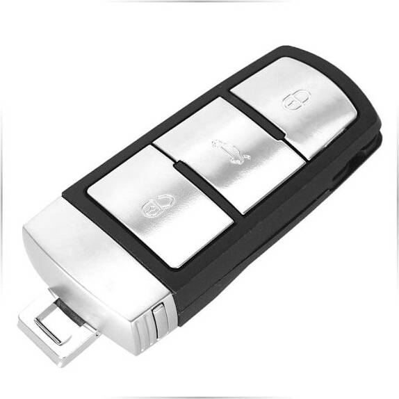 3 Button Remote Key Replacement Shell Black
