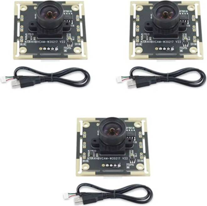 Typecat 3Pcs Camera Module 100 Degree OV9732
