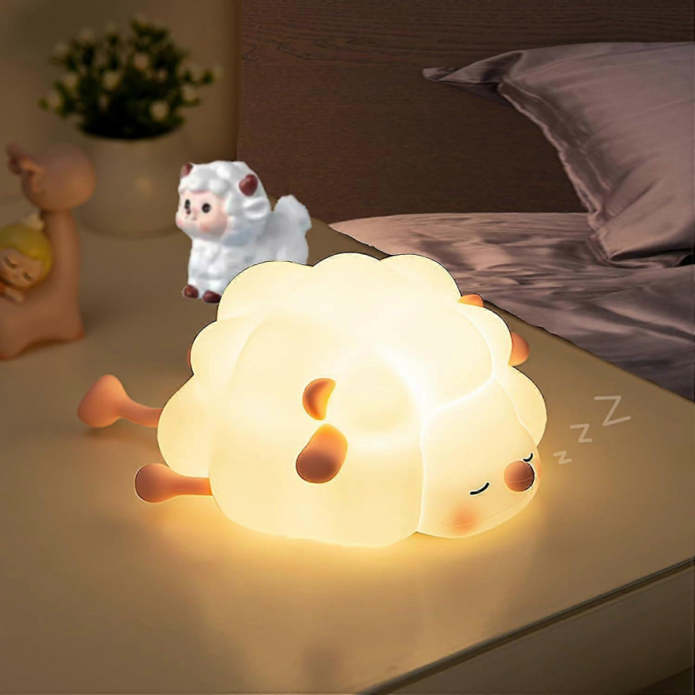 Pink Cute Sheep LED Night Light