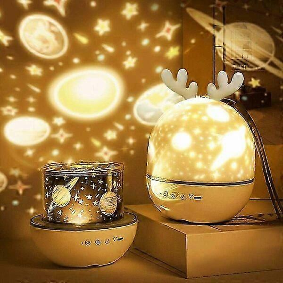 Baby Projector 360 Rotation Night Light