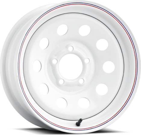 Wheel 27 Mod Rim 12x4 Offset White
