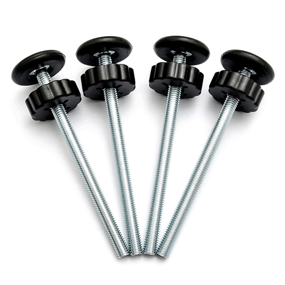 Saudism 4Pcs Universal Baby Gate Threaded Spindle Rod