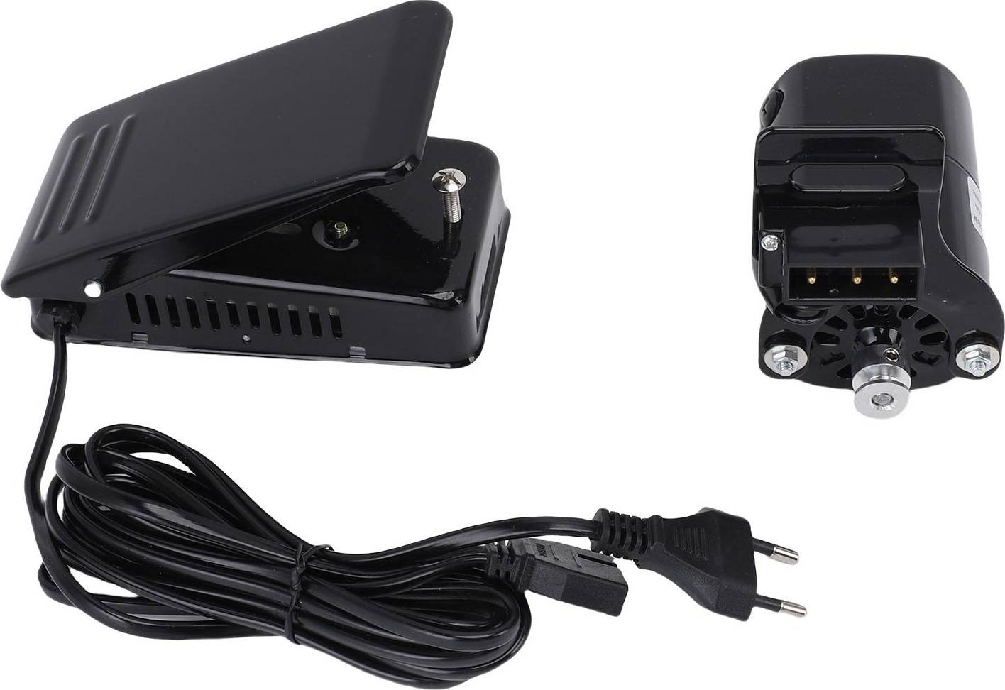 Wosawe 100W Stepless Speed Adjustable Sewing Machine Motor Pedal Set