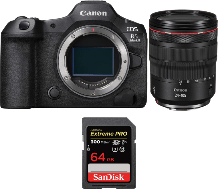 Canon eos r5 Canon EOS R5 Mark II Photo Hybride 64GB