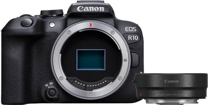 Canon EOS R10 Body with Mount Adapter