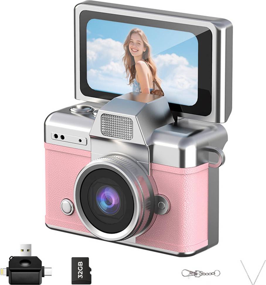 Mini Digital Camera 180 Flip Screen
