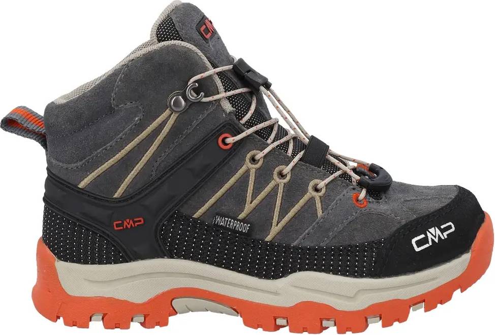 CMP Kid's Rigel Mid Trekking Shoes Waterproof Vandresko - Sort