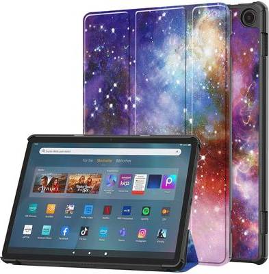 Amazon Fire Max 11 Pattern Tri-Fold Leather Case