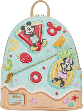 Loungefly Mickey Minnie Mini Backpack - Beach Fun