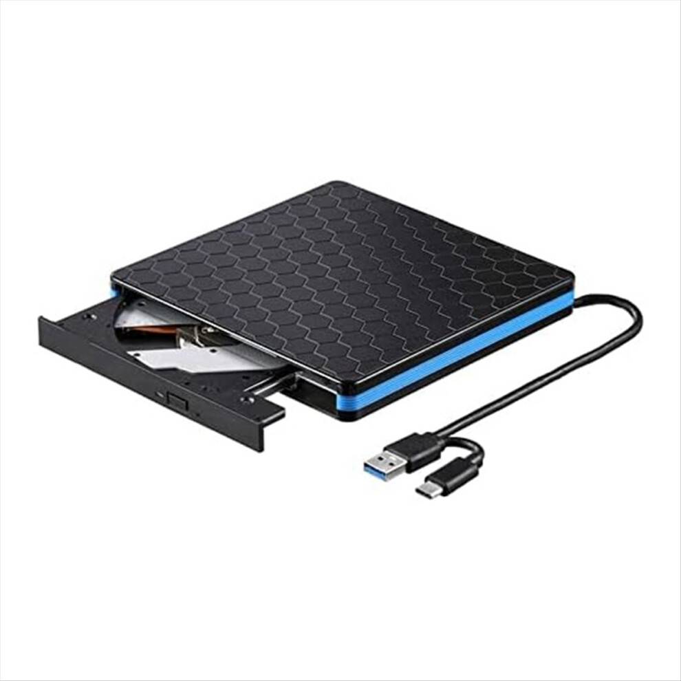 Exogio External Optical Drive Type-C USB 3.0 2-In-1