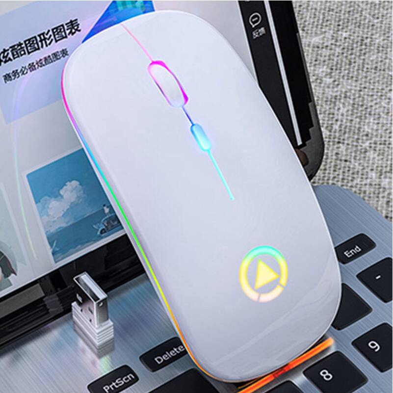 Ultra Thin Wireless Mouse RNCYN Rechargeable