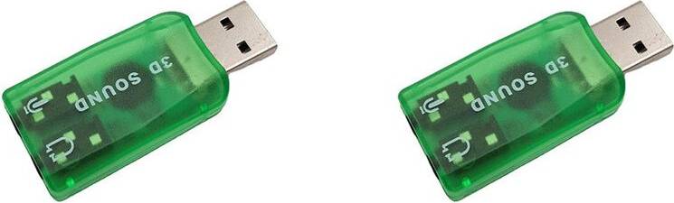 USB External Sound Card Stereo Audio Adapter