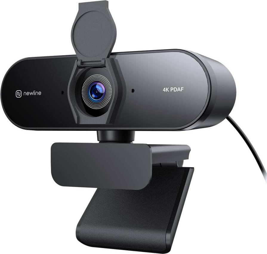 4K Webcam for PC with Fast Autofocus