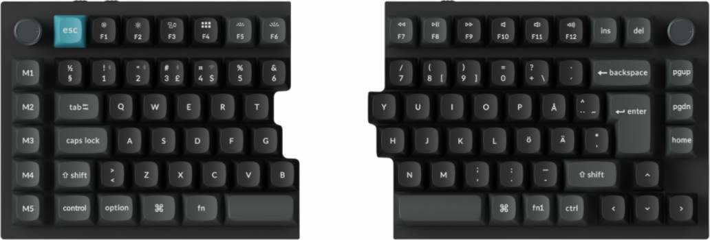 Split keyboard Keychron Q11 Ultra 8K Split Tri-Mode Keychain