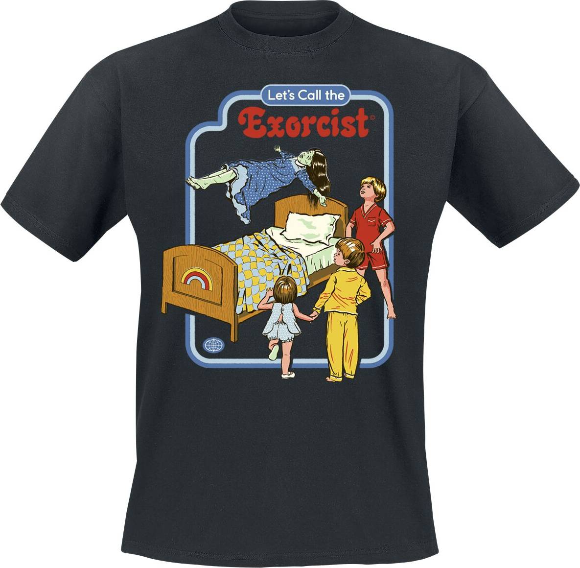 Steven Rhodes Fun T-Shirt Lets Call The Exorcist - Sort