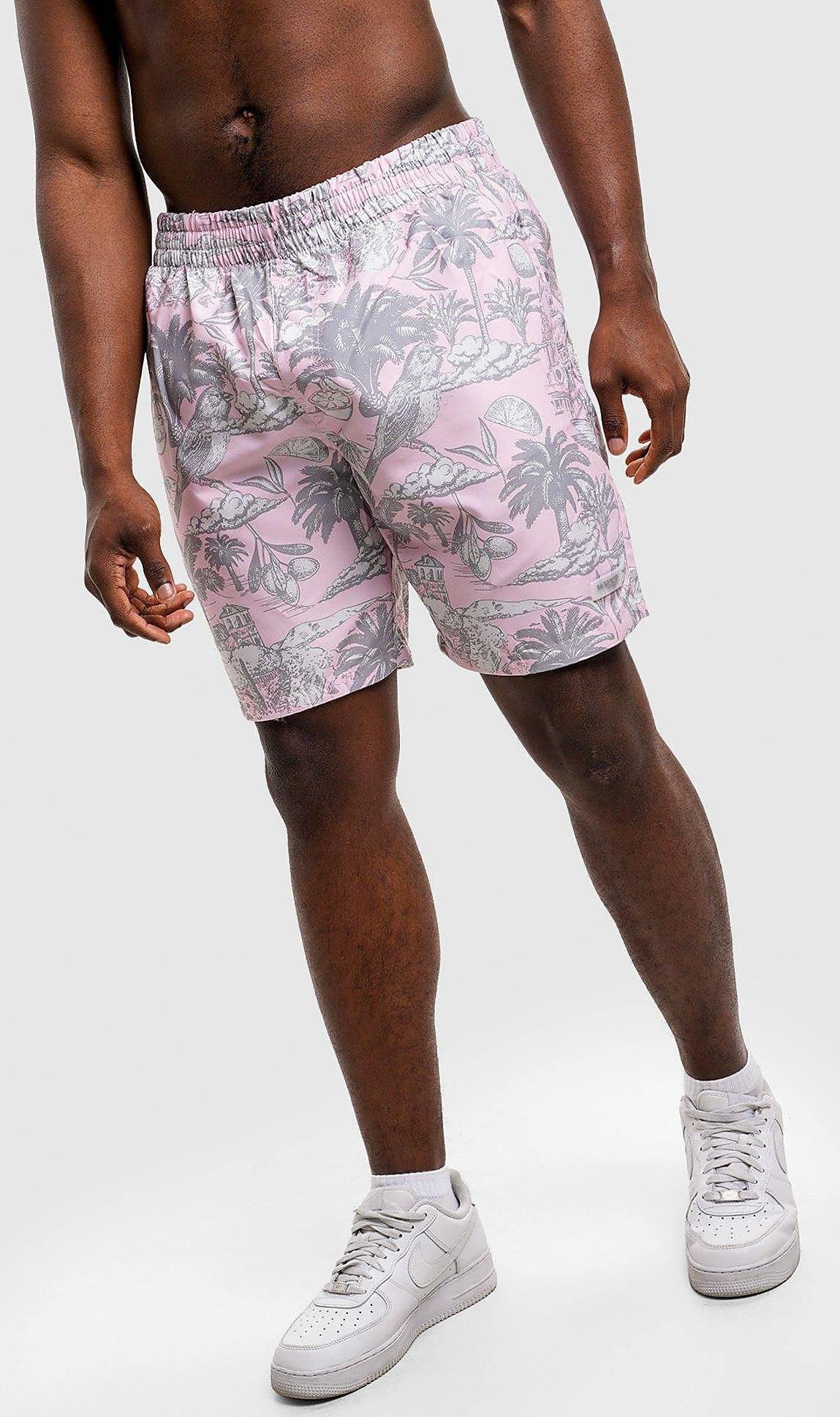 Vacay Swim Shorts - Rosa