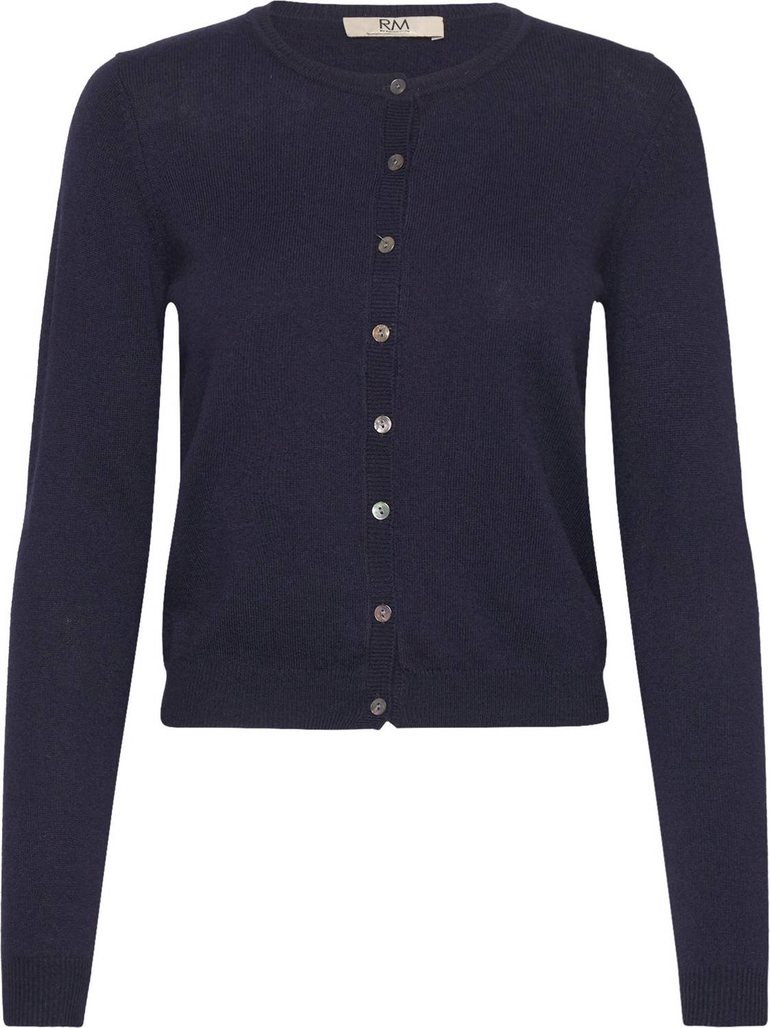 Rosemunde Rmwsofia Wool LS Cardigan Kvinde - Navy