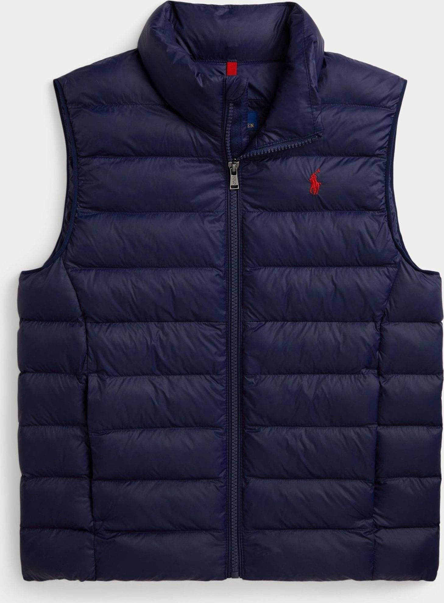 Polo ralph lauren gilet Polo Ralph Lauren Logo-Embroidered Quilted Packable Shell Gilet