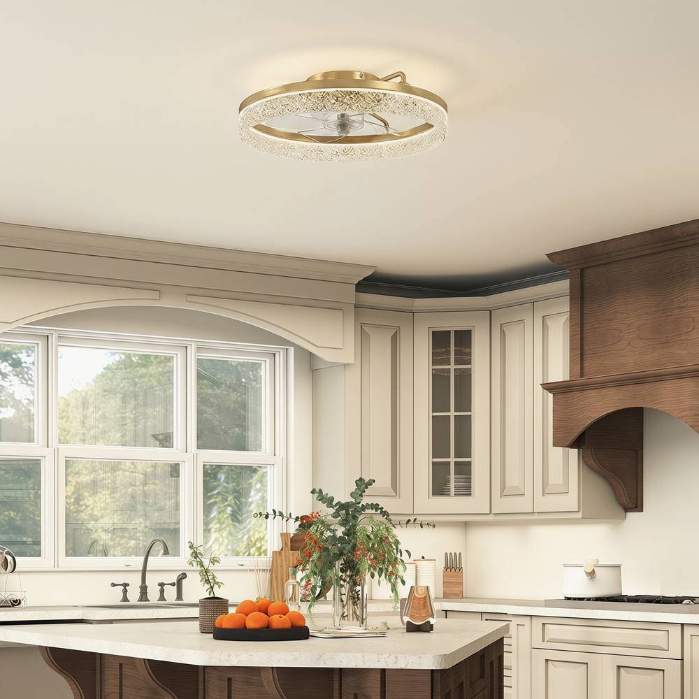 Homcom Ceiling Fan - Gold