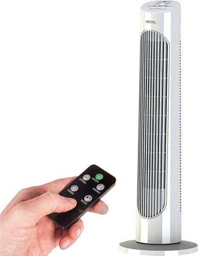 29-Inch Oscillating Tower Fan With Remote