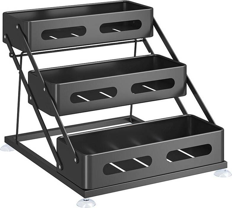 Exogio 3-Layer Foldable Spice Storage Rack