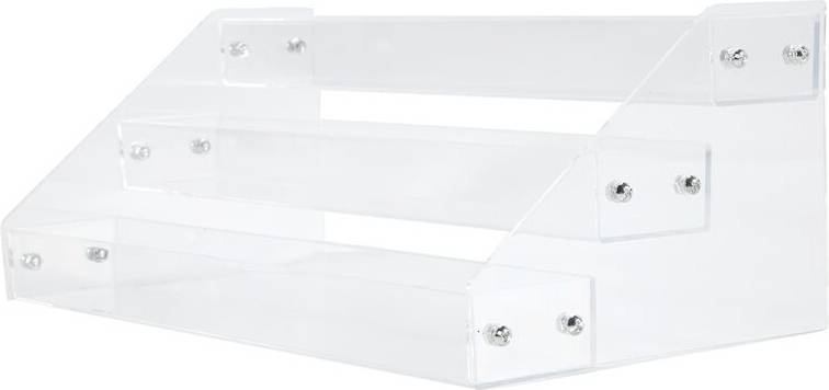 Typecat 3 Tier Clear Acrylic CD Holder Rack