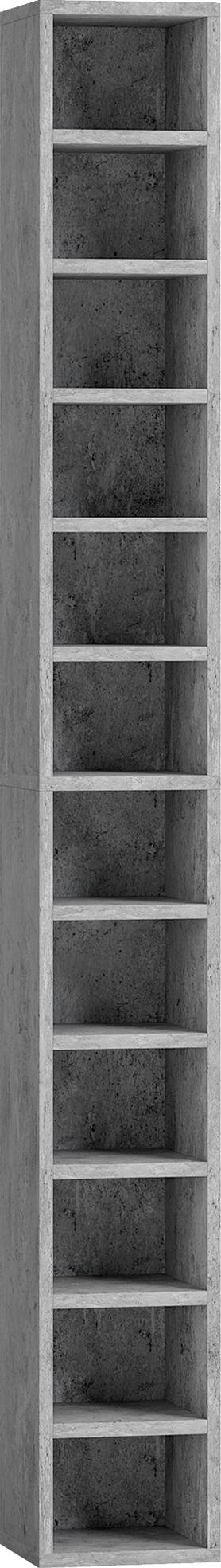 Homcom Mobile Libreria Porta CD 12 Ripiani MDF Truciolato