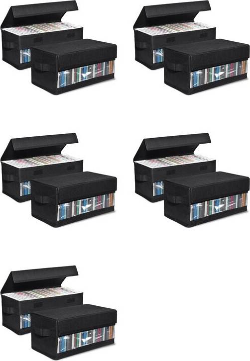 Cd storage Typecat 10pack CD Storage Boxes Container Holds