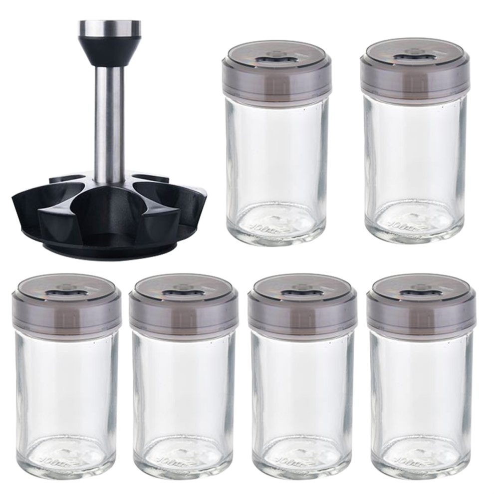 6-Jar Revolving Spice Rack Organizer