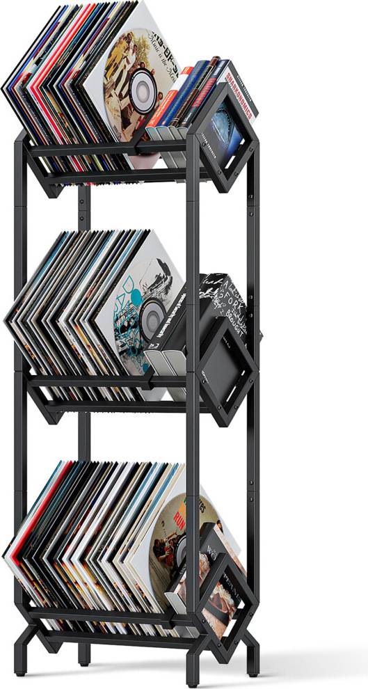Vinyl Record Storage Holder CD Rack