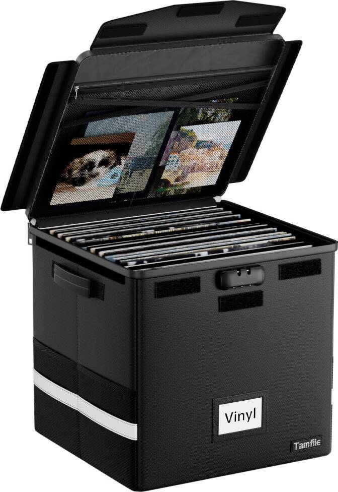 Fireproof Vinyl Record Storage Box