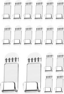Sodial Acrylic Vinyl Record Hanging Rack 18pc
