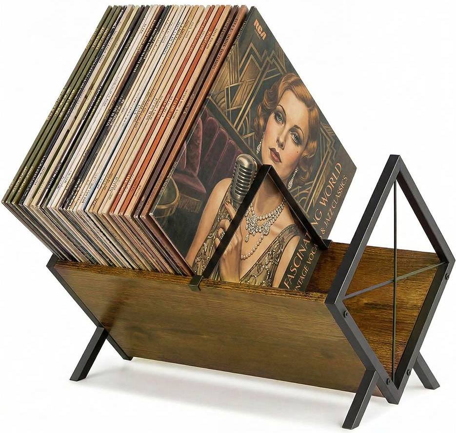 Levede Vinyl Record Storage Rack