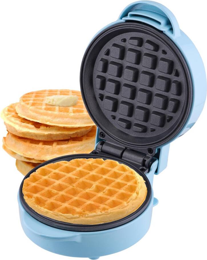 Sensio Home Mini Waffle Maker Machine Blue