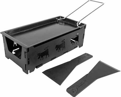 Vikbar Rostfritt Stål Raclette 2 Personer
