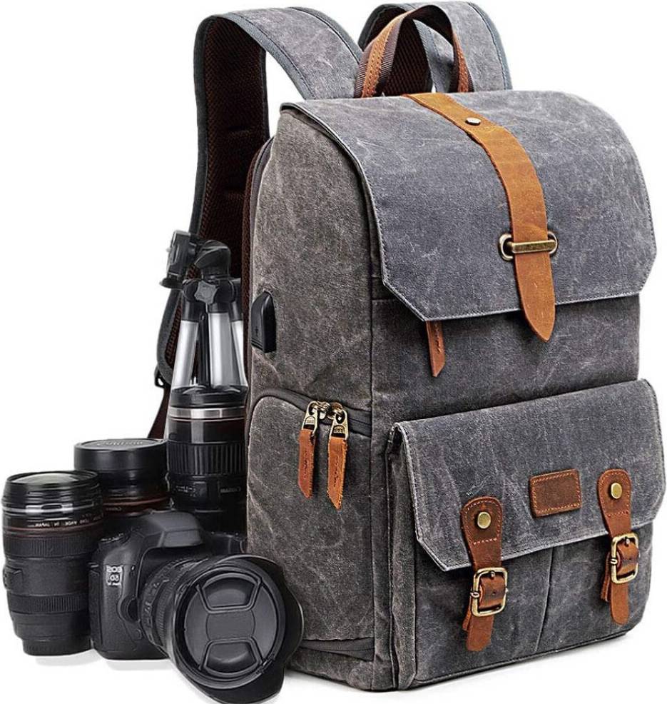 DSLR SLR Camera Backpack 15.6 Inch Laptop
