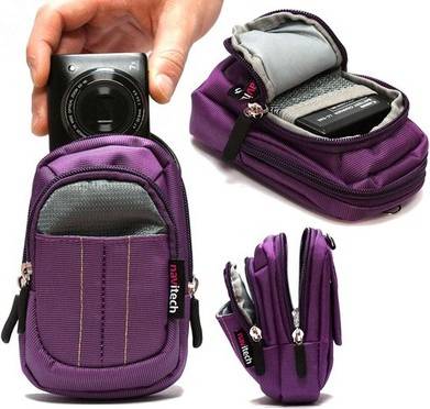 Navitech Purple Camera Case For Kodak Step Touch