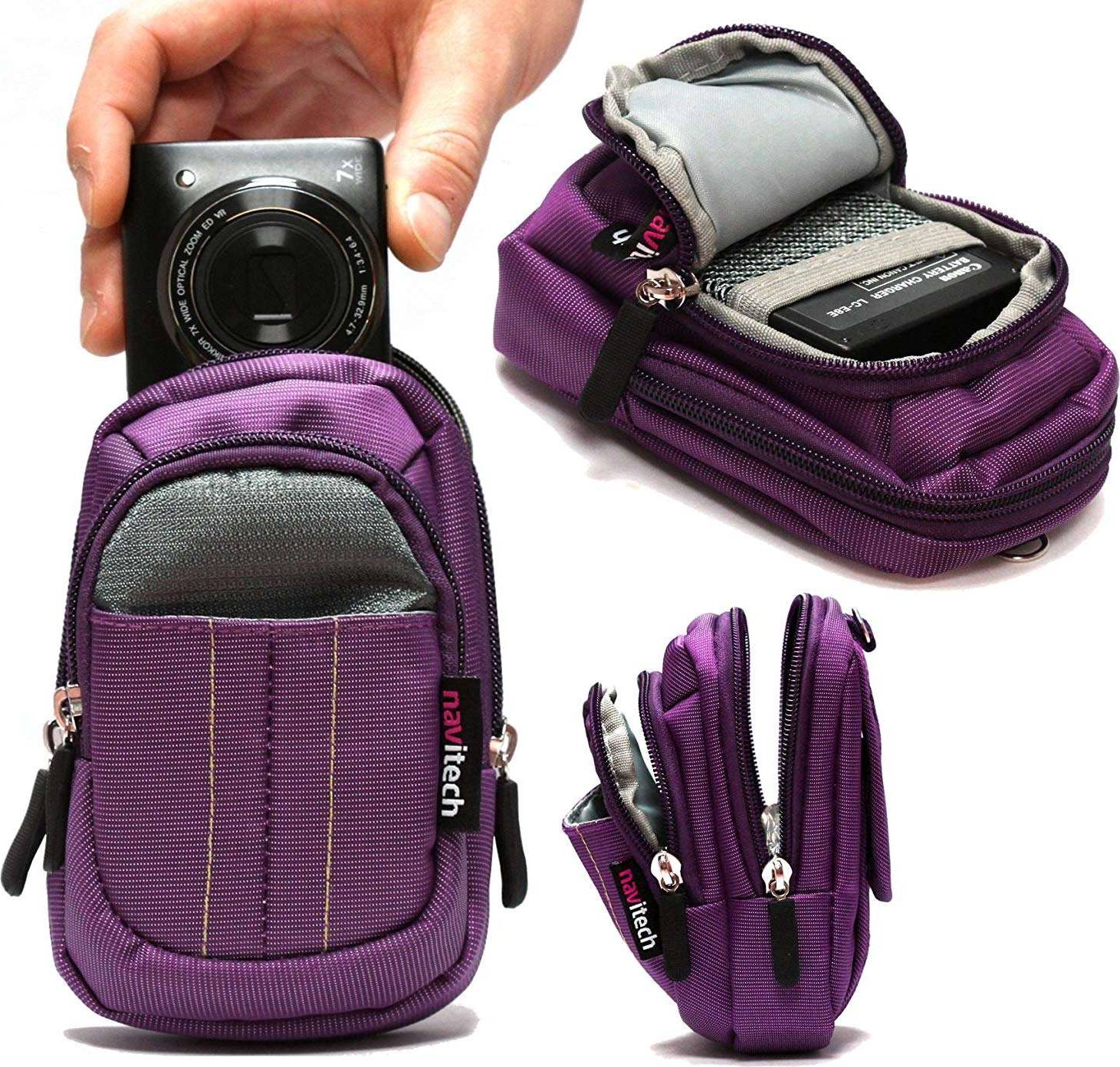 Sony rx100 Navitech Purple Camera Case For Sony Rx100 Iii