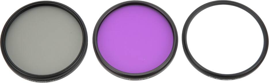UV Filter Kit 62mm Camera Lens Protector Set