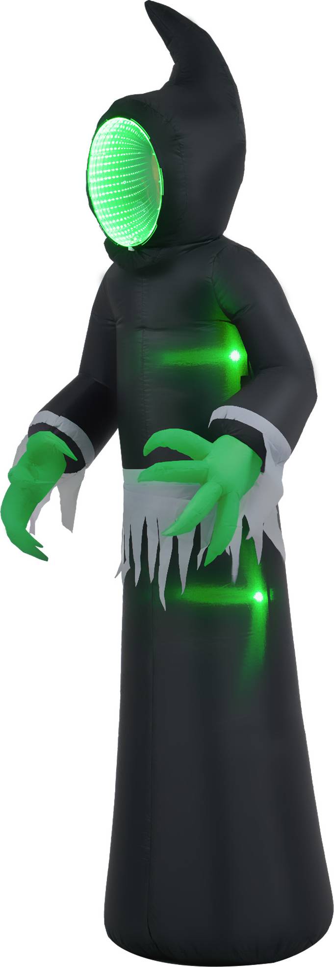 Inflatable halloween decorations Homcom 8ft Inflatable Halloween Mirror Face Ghost