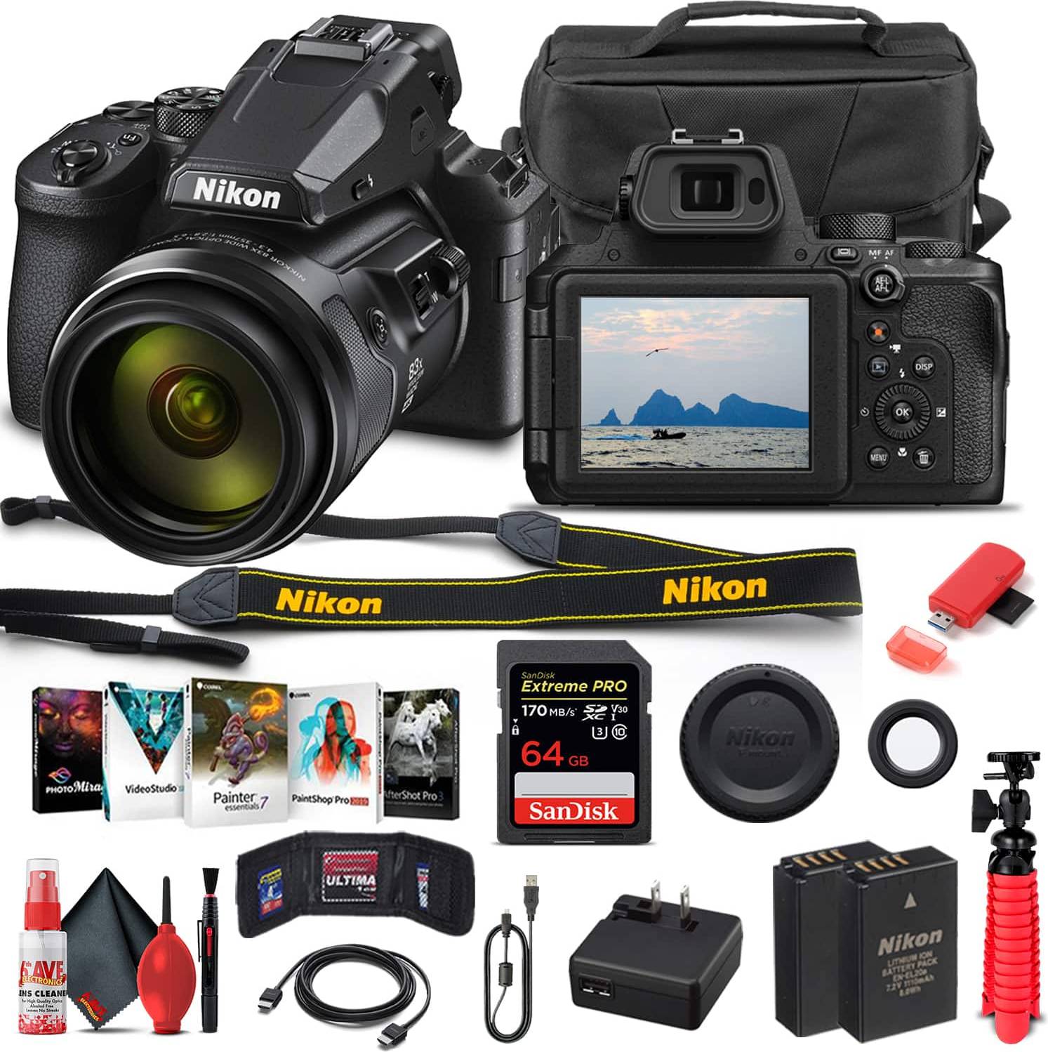Nikon coolpix cameras Nikon Coolpix P950 Digital Camera Basic Bundle
