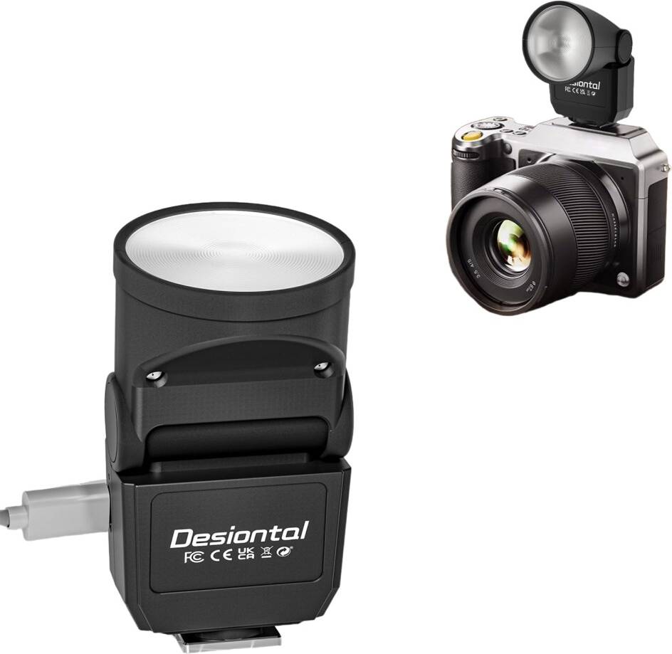 Mini Camera Flash with Bright Lighting